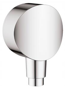 Rohový nástěnný připojovací díl Hansgrohe s 1/2" zpětnou klapkou