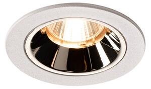 NUMINOS® DL S vnitřní LED zápustné stropní svítidlo bílá/chrom 2700 K 55° včetně listových pružin -