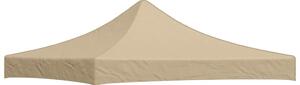 Střecha k party stanu 3 x 3 m béžová 270 g/m² 315318