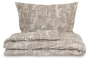 Kvalitex Flanelové povlečení PODZIM béžový 1x 140/200, 1x 70/90cm