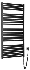 Aqualine Tondi-E DE486T Radiátor elektrický 60x133 cm, černá mat