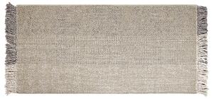 Vlněný koberec 80 x 150 cm šedý TEKELER