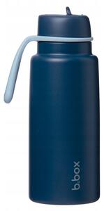 B.box Nerezová termolahev s brčkem 1l - midnight