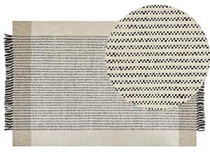 Vlněný koberec 200 x 300 cm béžový/černý DIVARLI