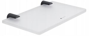 Nimco Bormo černá police k WC skleněná mat 20 cm BRC 11091B-20-90