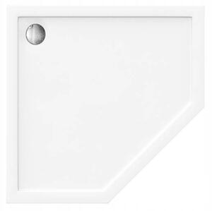 Akrylátová sprchová vanička Rea Slim Diamond 80x80 cm Pětihranná