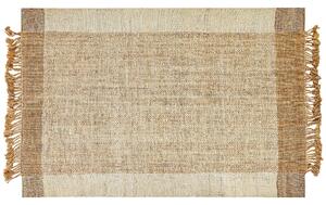 Jutový koberec 200 x 300 cm béžový DEDEMLI
