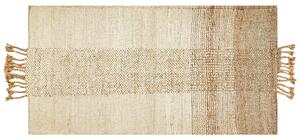 Jutový koberec 80 x 150 cm béžový HAMZALAR