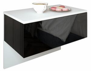 TP Living Noční stolek Lili bílo-černý