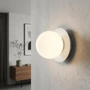 Nástěnné svítidlo MINERVA K1 – celobílé, sklo, 1× E14, šířka 15 cm