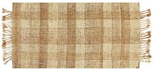Jutový koberec 80 x 150 cm béžový BERISSA
