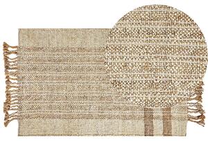 Jutový koberec 80 x 150 cm béžový ORTAOBA