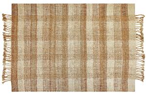 Jutový koberec 140 x 200 cm béžový BERISSA