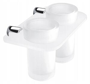 Nimco Bormo nástěnný držák na zubní kartáčky dvojitý BR X3-58DW-26