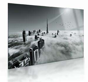 Skleněný obraz - Mrakodrapy v Dubai (70x50 cm)