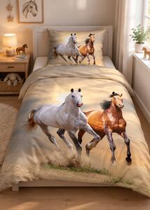 3d povlečení koně - Horse 140x200 cm