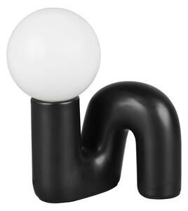 Černá keramická stolní lampa (výška 21,5 cm) Quinn – Reality