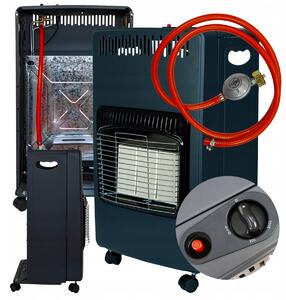 Plynový sporák Volteno 4200 W, černý, přenosný