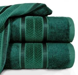 Sada ručníků MIRO 10 tmavě zelená