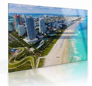 Skleněný obraz - Miami, Florida (70x50 cm)