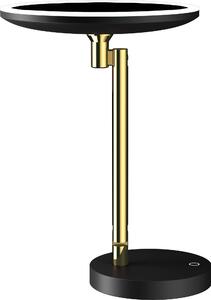 Deante Silia kosmetické zrcátko 22x39.2 cm kulatý s osvětlením zlatá ADIZ812