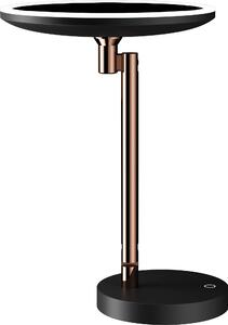 Deante Silia příslušenství, volně stojící kosmetické LED zrcátko na rameni, zvětšení (3x), růžové zlato-černá, ADI_R812