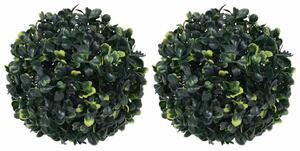 Umělé buxus koule 2 ks 22 cm 315468