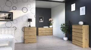TP Living Komoda Malwa 140 cm - dub artisan 4