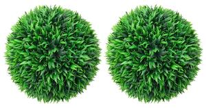 Umělé buxus koule 2 ks 38 cm 315474