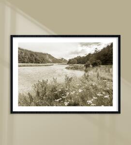 Plakát / Obraz Řeka Pololesklý saténový papír 50 x 70 cm