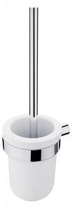 WC štětka v keramické nádobě, nástěnný držák chrom NIMCO BR 11094KU-26