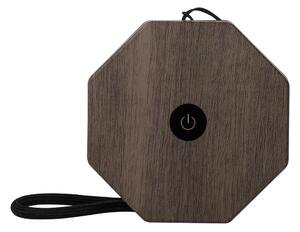 Bílá/šedá přenosná světelná dekorace na USB ø 8 cm Twist – Gingko