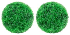Umělé buxus koule 2 ks 22 cm 315478
