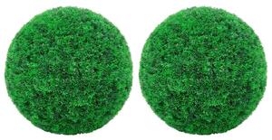Umělé buxus koule 2 ks 27 cm 315479