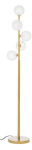 Stojací lampa ve zlaté barvě se skleněným stínidlem (výška 156,5 cm) Balls – Bizzotto
