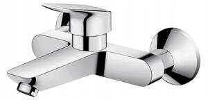 Nástěnná umyvadlová baterie Hansgrohe Logis stříbrná
