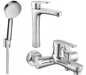 Sprchový set s umyvadlovou baterií Mexen Kama 72513R75-00 chrom