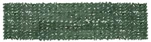 Balkónová zástěna s tmavě zelenými listy 400 x 100 cm 315488