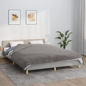 Zátěžová deka s povlečením šedá 200 x 220 cm 13 kg textil 3154895