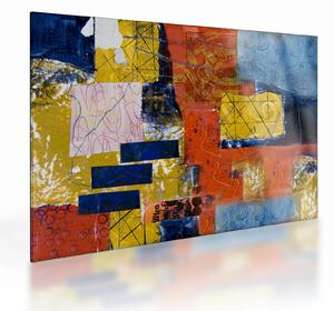 Skleněný obraz - Abstrakce (70x50 cm)