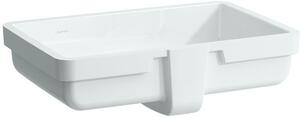 Laufen Living City umyvadlo 49x31 cm obdélníkový pod pult bílá lesk H8124310001091