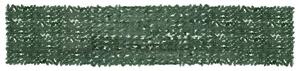 Balkónová zástěna s tmavě zelenými listy 500 x 100 cm 315489