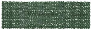 Balkónová zástěna s tmavě zelenými listy 500 x 150 cm 315493