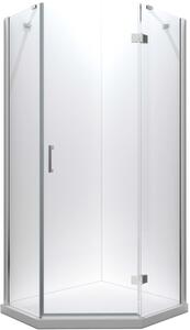 Besco Viva sprchový kout 90x90 cm chrom lesk/průhledné sklo V5P-90-195-C
