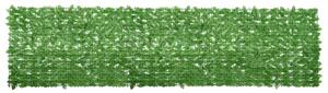 Balkónová zástěna s zelenými listy 400 x 100 cm 315500