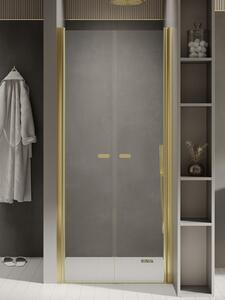 New Trendy New Soleo Light Gold sprchové dveře 80 cm sklopné zlatá lesk/průhledné sklo D-0455A