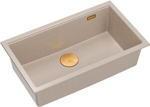 Quadron Logan dřez graniteq 76x45 cm béžová HQD7644U2_PVDC1_U