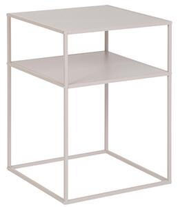 -25 % Dny MOMENTI– Bizzotto Béžový kovový odkládací stolek Alrik 37,5 x 37,5 cm