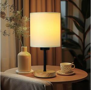 Brilagi - Stolní lampa 1xE27/25W/230V dub/černá/krémová
