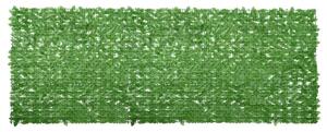 Balkónová zástěna se zelenými listy 400 x 150 cm 315504
